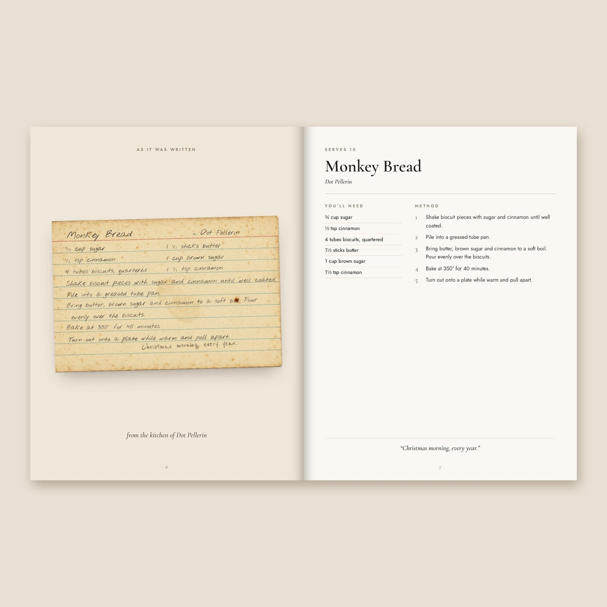 Heirloom Family Cookbook — Gift