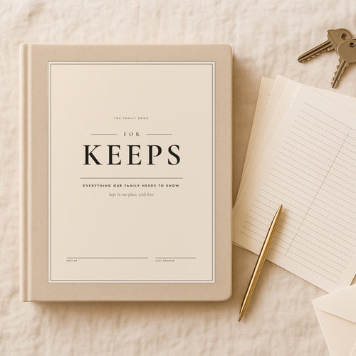 For Keeps: The Family Book (Printable)